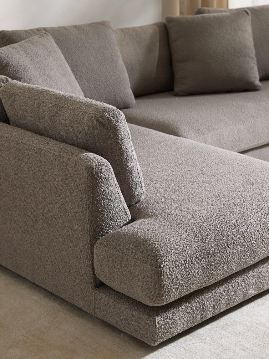 Model Köşe Koltuk Gri Bukle