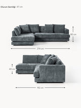 Model Köşe Koltuk Gri Mavi