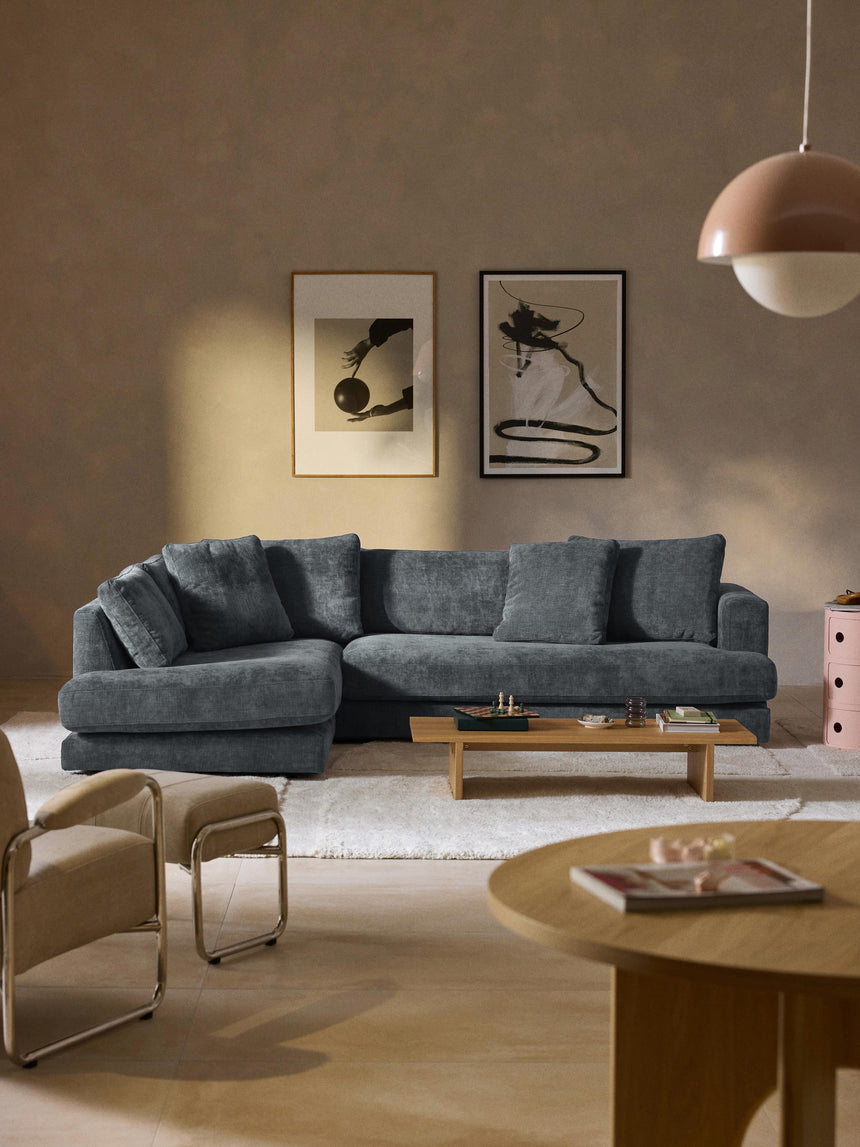 Model Köşe Koltuk Gri Mavi