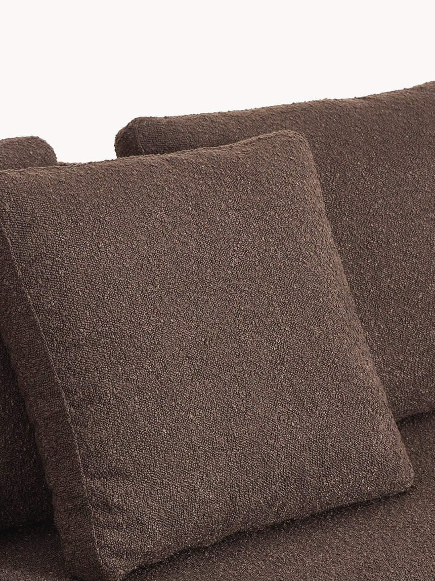 Model Köşe Koltuk Koyu Kahve Bukle