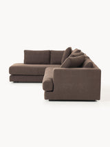 Model Köşe Koltuk Koyu Kahve Bukle