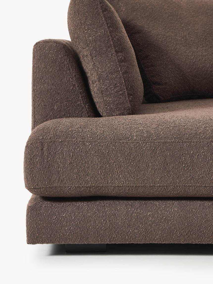 Model Köşe Koltuk Koyu Kahve Bukle