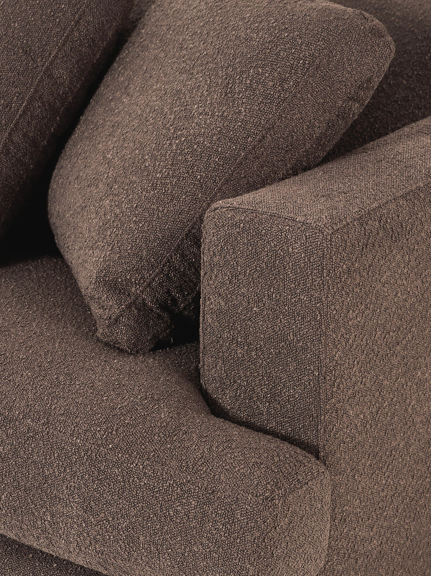 Model Köşe Koltuk Koyu Kahve Bukle