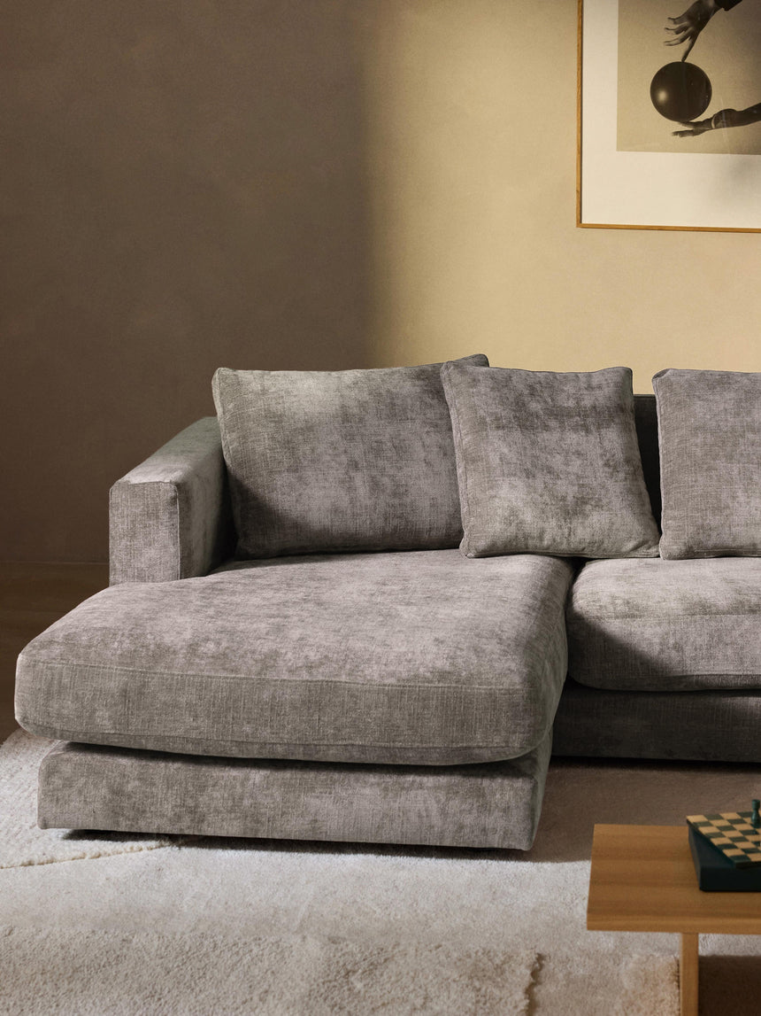 Model Max Köşe Koltuk Boz Kahverengi