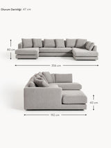 Model Max Köşe Koltuk Gri Bukle