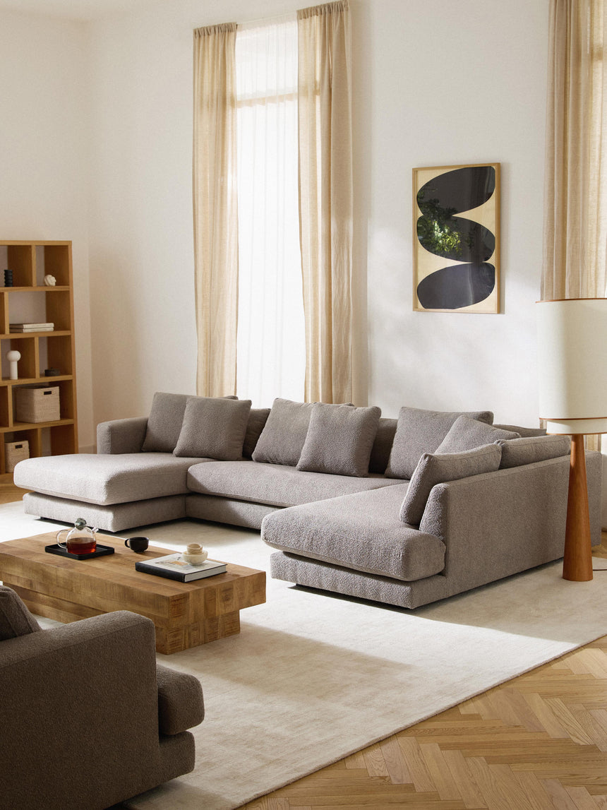 Model Max Köşe Koltuk Gri Bukle