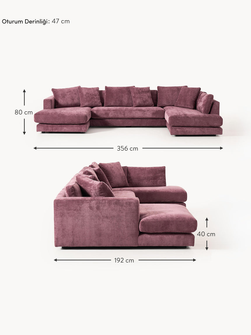 Model Max Köşe Koltuk Patlıcan