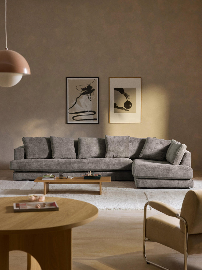 Model Plus Köşe Koltuk Boz Kahverengi