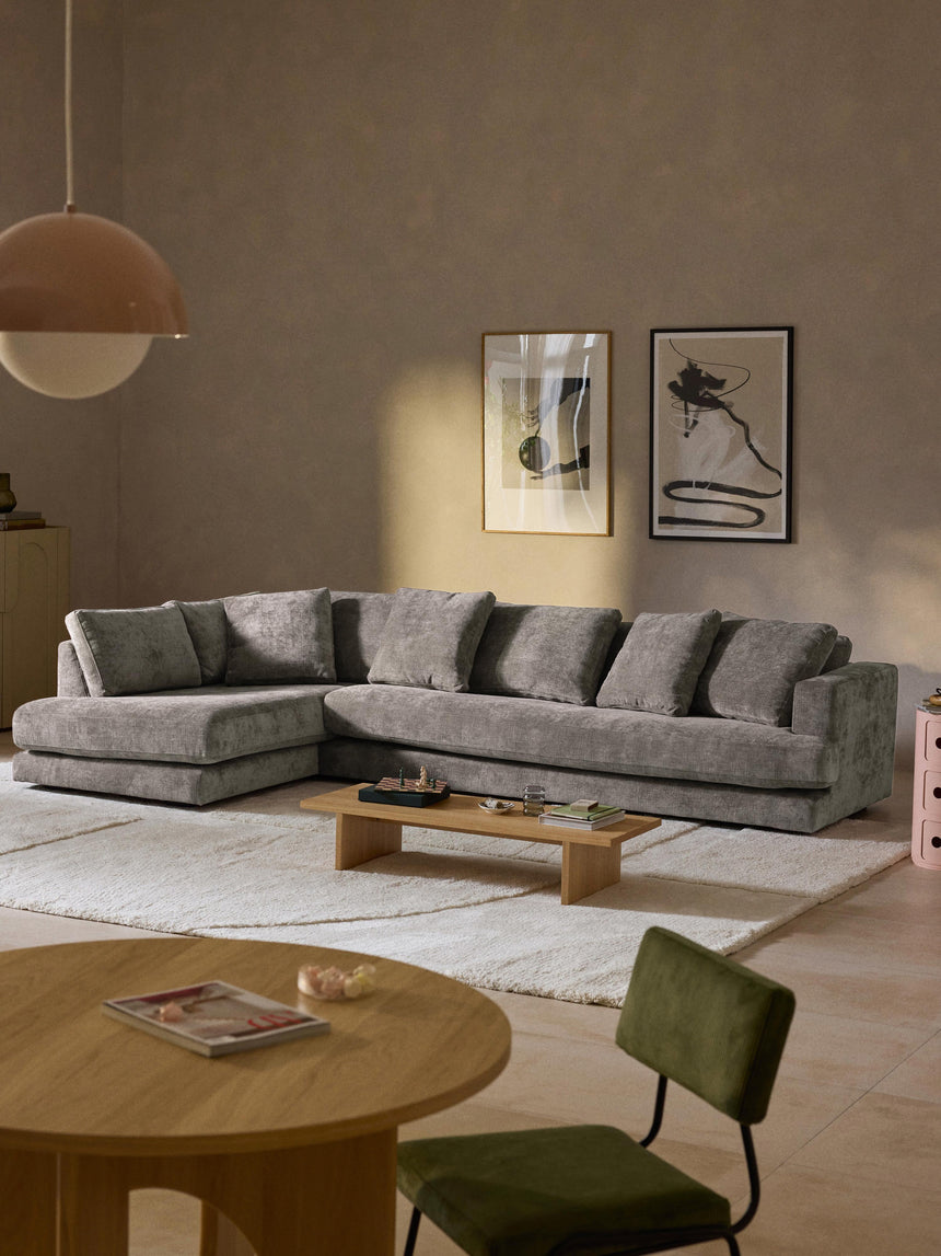 Model Plus Köşe Koltuk Boz Kahverengi