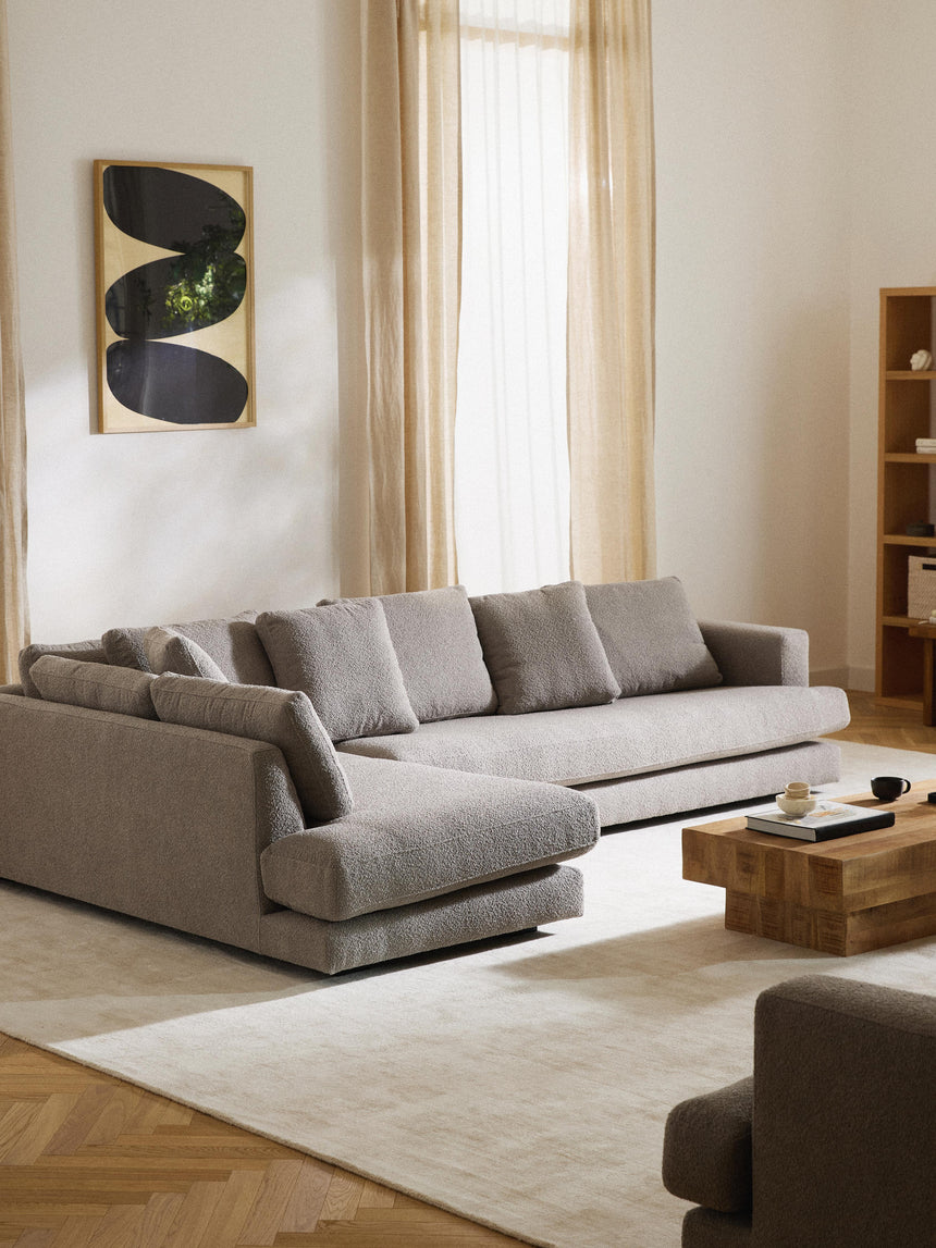 Model Plus Köşe Koltuk Gri Bukle