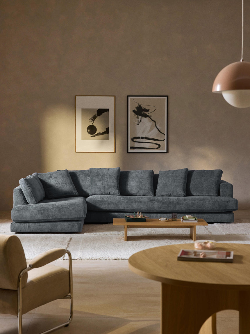 Model Plus Köşe Koltuk Gri Mavi