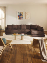 Model Plus Köşe Koltuk Koyu Kahve Bukle