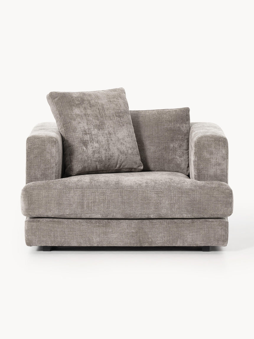 Model Tekli Koltuk Boz Kahverengi