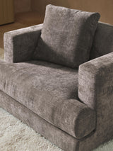 Model Tekli Koltuk Boz Kahverengi