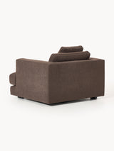 Model Tekli Koltuk Koyu Kahve Bukle