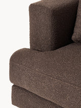 Model Tekli Koltuk Koyu Kahve Bukle