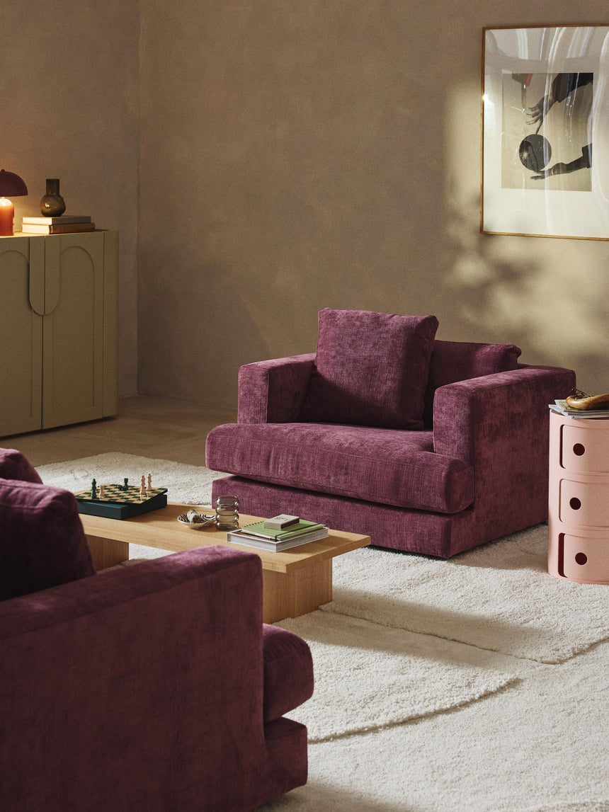 Model Tekli Koltuk Patlıcan