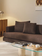 Model Üçlü Koltuk Koyu Kahve Bukle