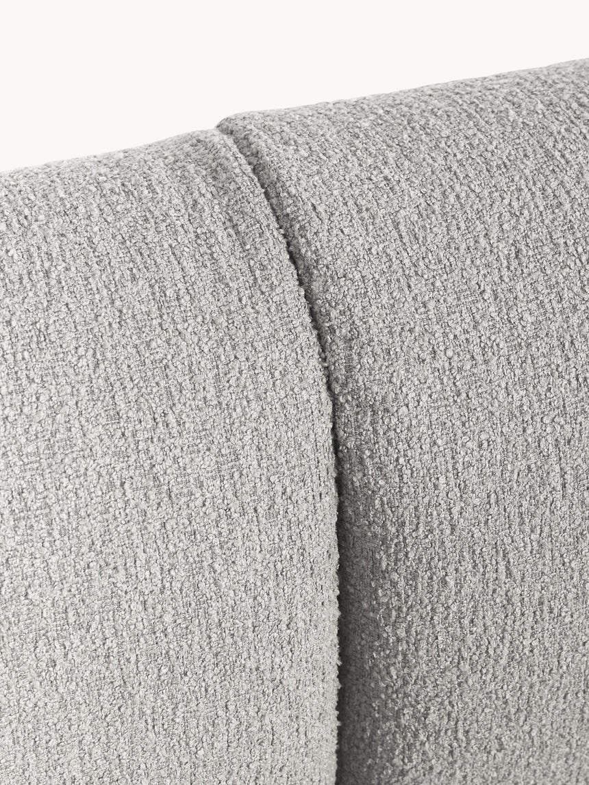 Modern Big Köşe Koltuk Açık Gri Bukle