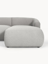 Modern Big Köşe Koltuk Açık Gri Bukle