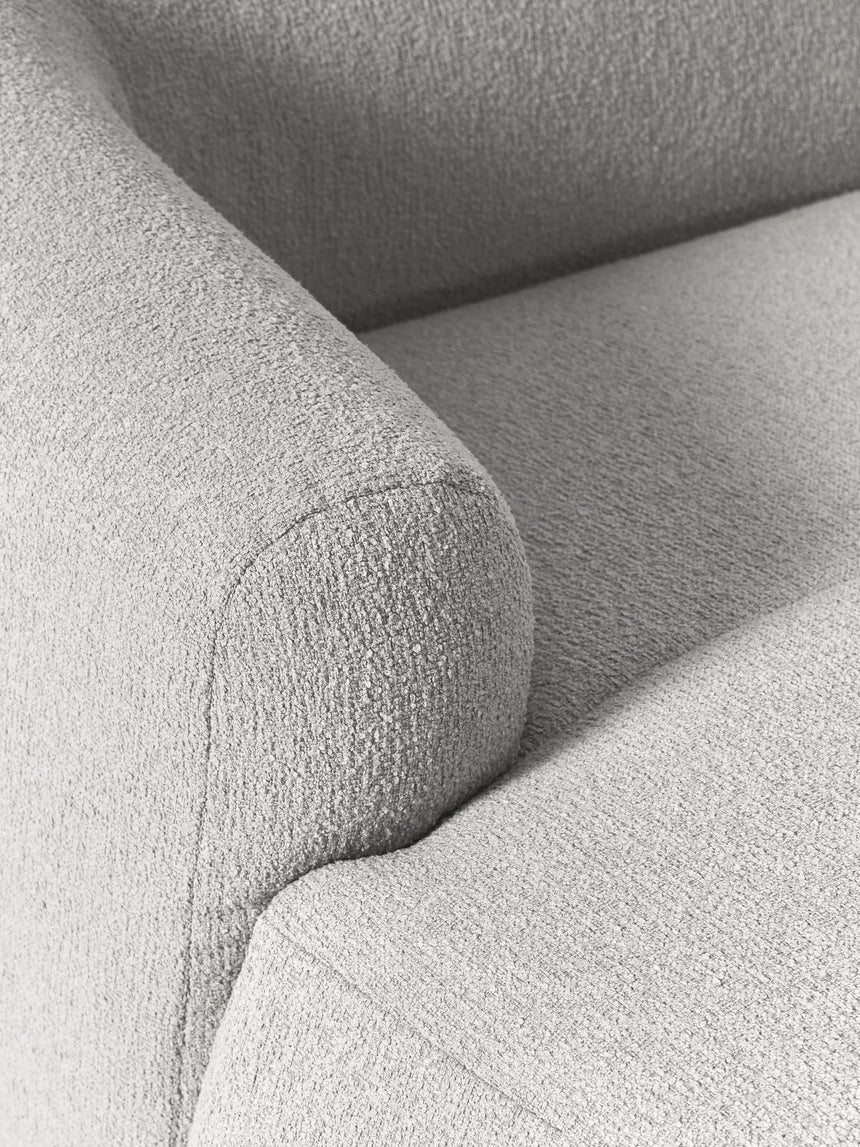 Modern Big Köşe Koltuk Açık Gri Bukle