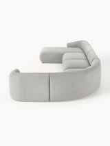 Modern Big Köşe Koltuk Açık Gri Bukle