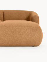 Modern Big Köşe Koltuk Açık Kahve Bukle