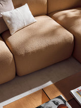 Modern Big Köşe Koltuk Bej Bukle