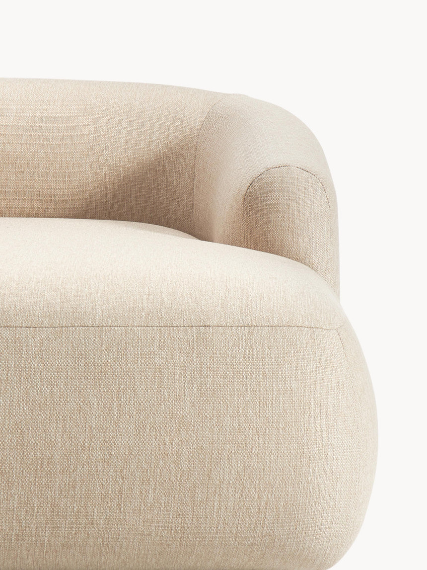 Modern Big Köşe Koltuk Bej Dokuma Kumaş