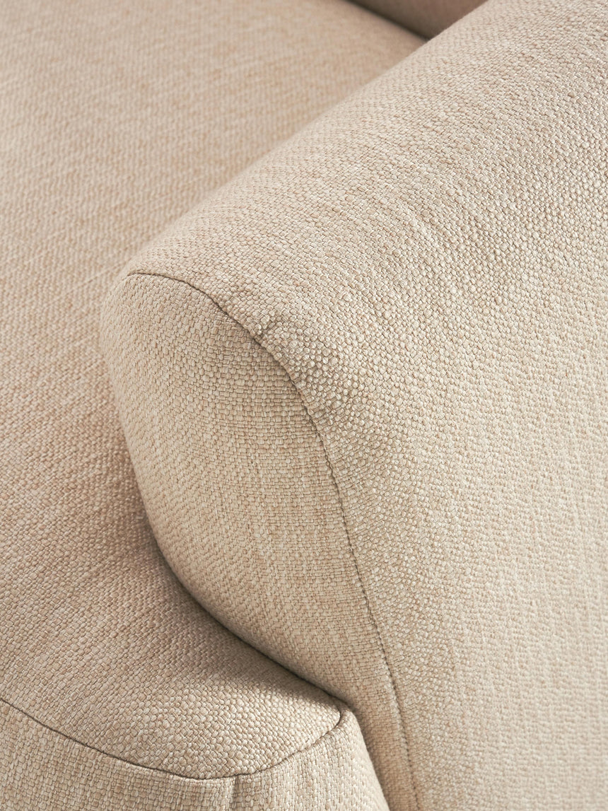 Modern Big Köşe Koltuk Bej Dokuma Kumaş