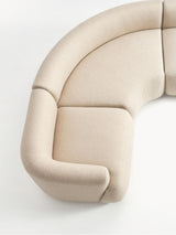 Modern Big Köşe Koltuk Bej Dokuma Kumaş