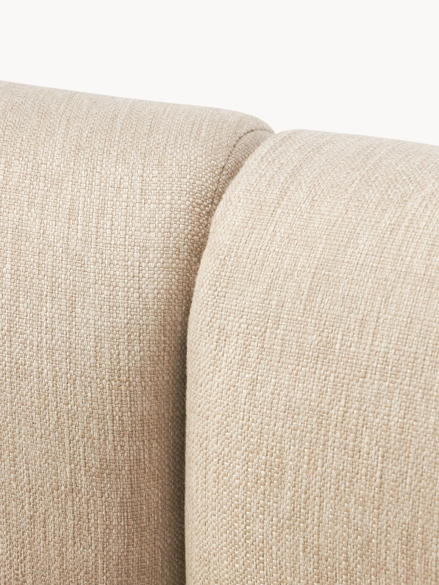 Modern Big Köşe Koltuk Bej Dokuma Kumaş