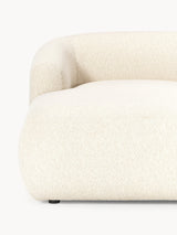 Modern Big Köşe Koltuk Kırık Beyaz Bukle