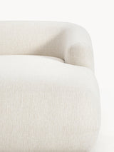 Modern Big Köşe Koltuk Kırık Beyaz Dokuma Kumaş