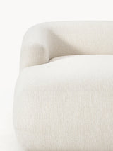 Modern Big Köşe Koltuk Kırık Beyaz Dokuma Kumaş