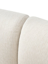 Modern Big Köşe Koltuk Kırık Beyaz Dokuma Kumaş