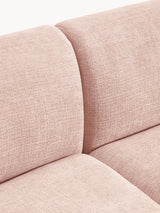 Modern Big Köşe Koltuk Şeftali Dokuma Kadife