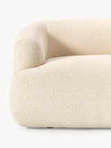 Modern İkili Koltuk Açık Bej Bukle