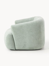 Modern İkili Koltuk Adaçayı Yeşili Dokuma Kadife