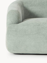 Modern İkili Koltuk Adaçayı Yeşili Dokuma Kadife