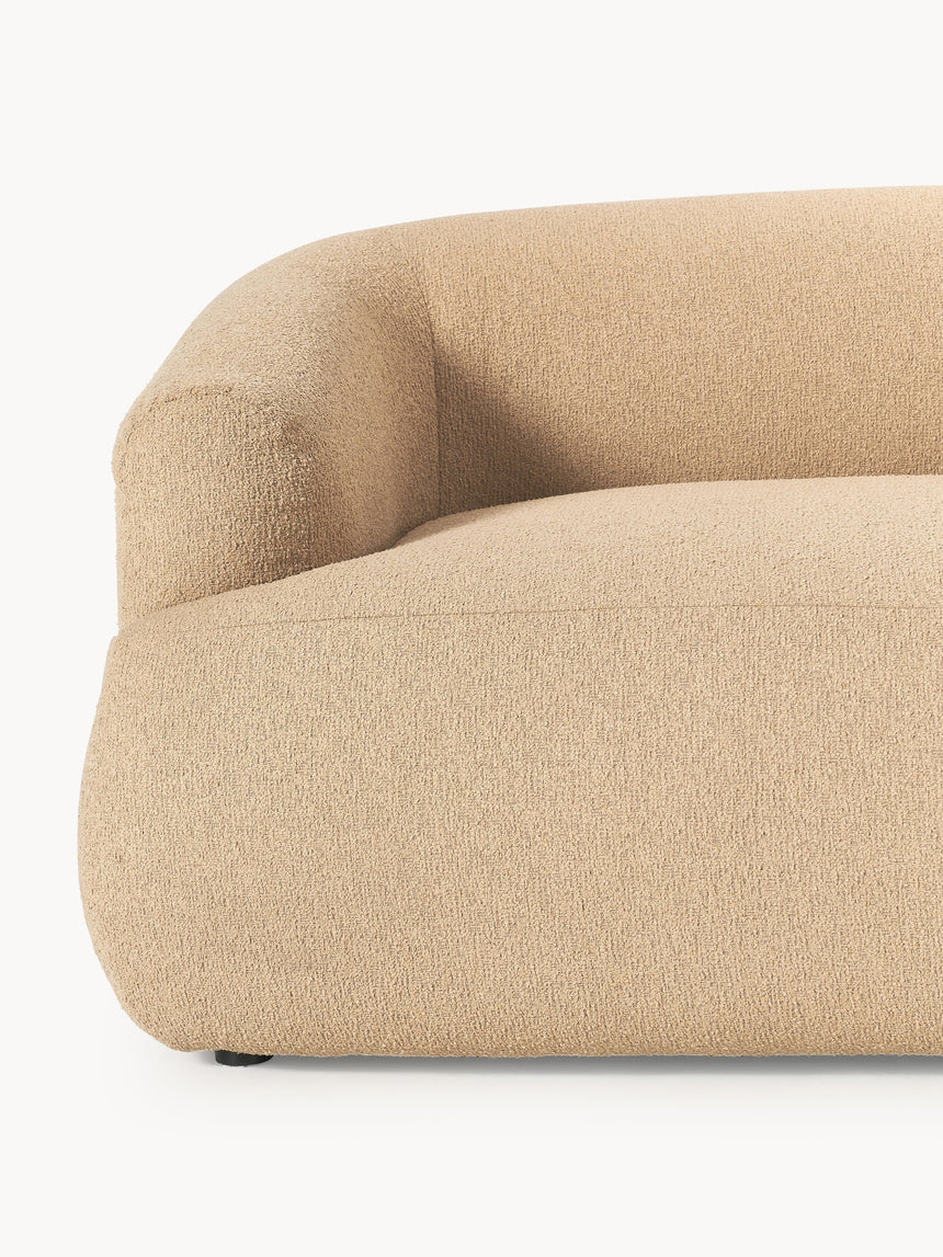 Modern İkili Koltuk Bej Bukle