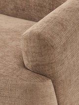 Modern İkili Koltuk Kahve Dokuma Kadife