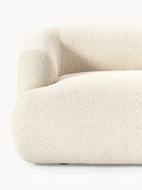 Modern İkili Koltuk Kırık Beyaz Bukle