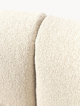 Modern İkili Koltuk Kırık Beyaz Bukle