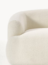 Modern İkili Koltuk Kırık Beyaz Teddy