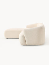 Modern Köşe Koltuk Açık Bej Bukle