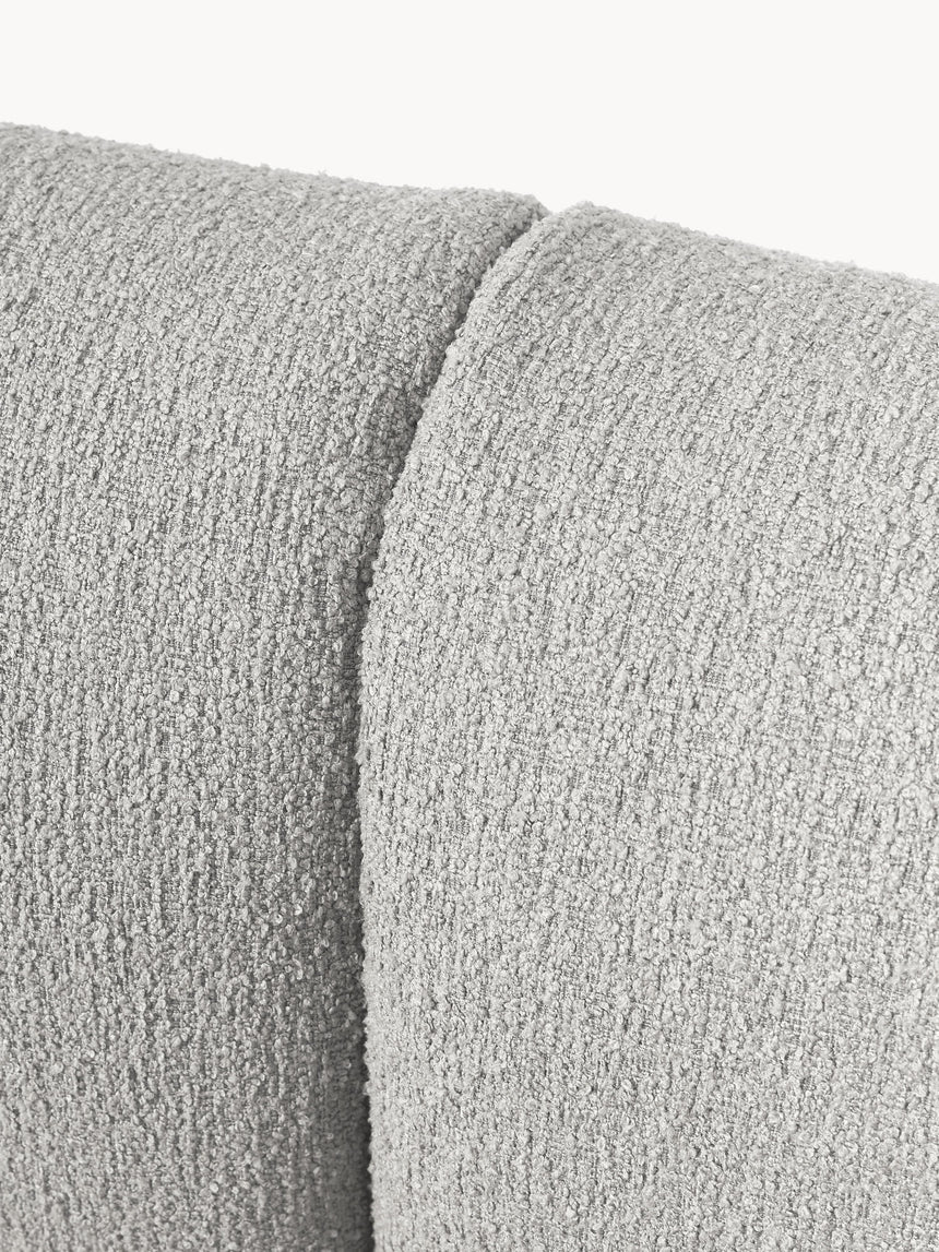 Modern Köşe Koltuk Açık Gri Bukle