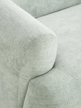 Modern Köşe Koltuk Adaçayı Yeşili Dokuma Kadife