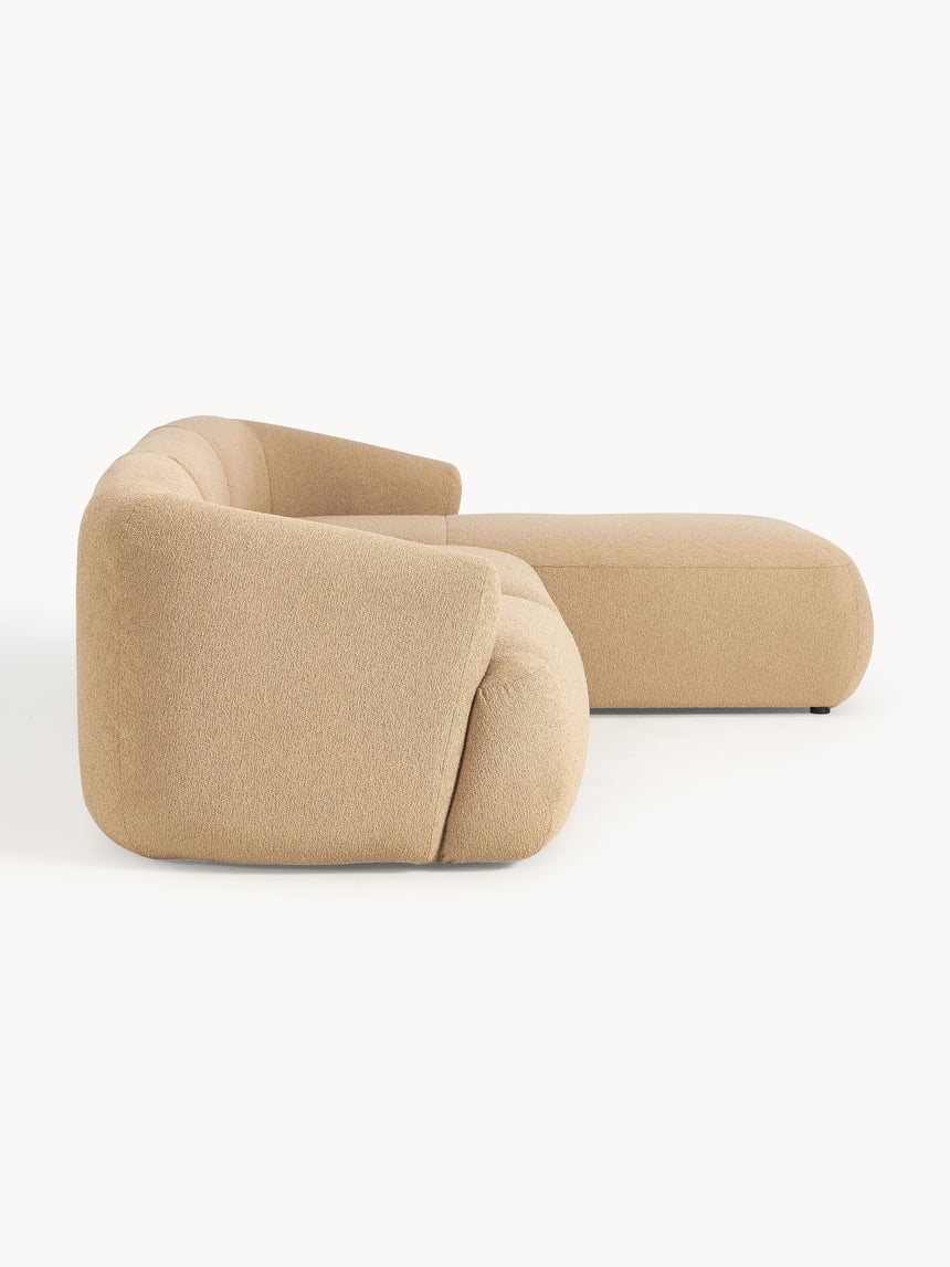 Modern Köşe Koltuk Bej Bukle