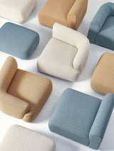 Modern Köşe Koltuk Bej Bukle